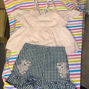Girls Size 7/8 cute 2 piece pink set
